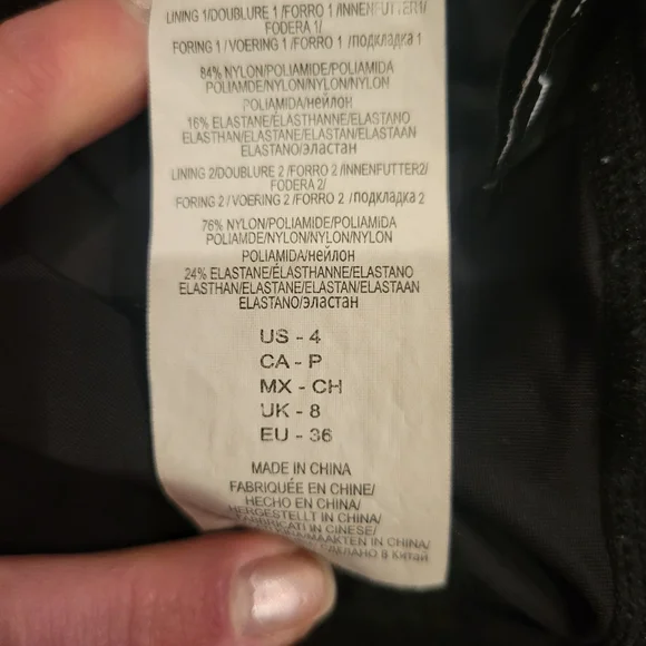 La Blanca One Piece Swim Suit Black Size 4 - Picture 11 of 12